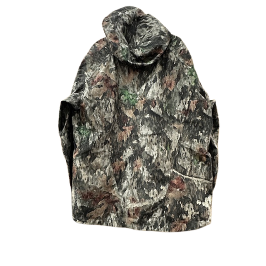 Camouflage-patterned vest on a white background