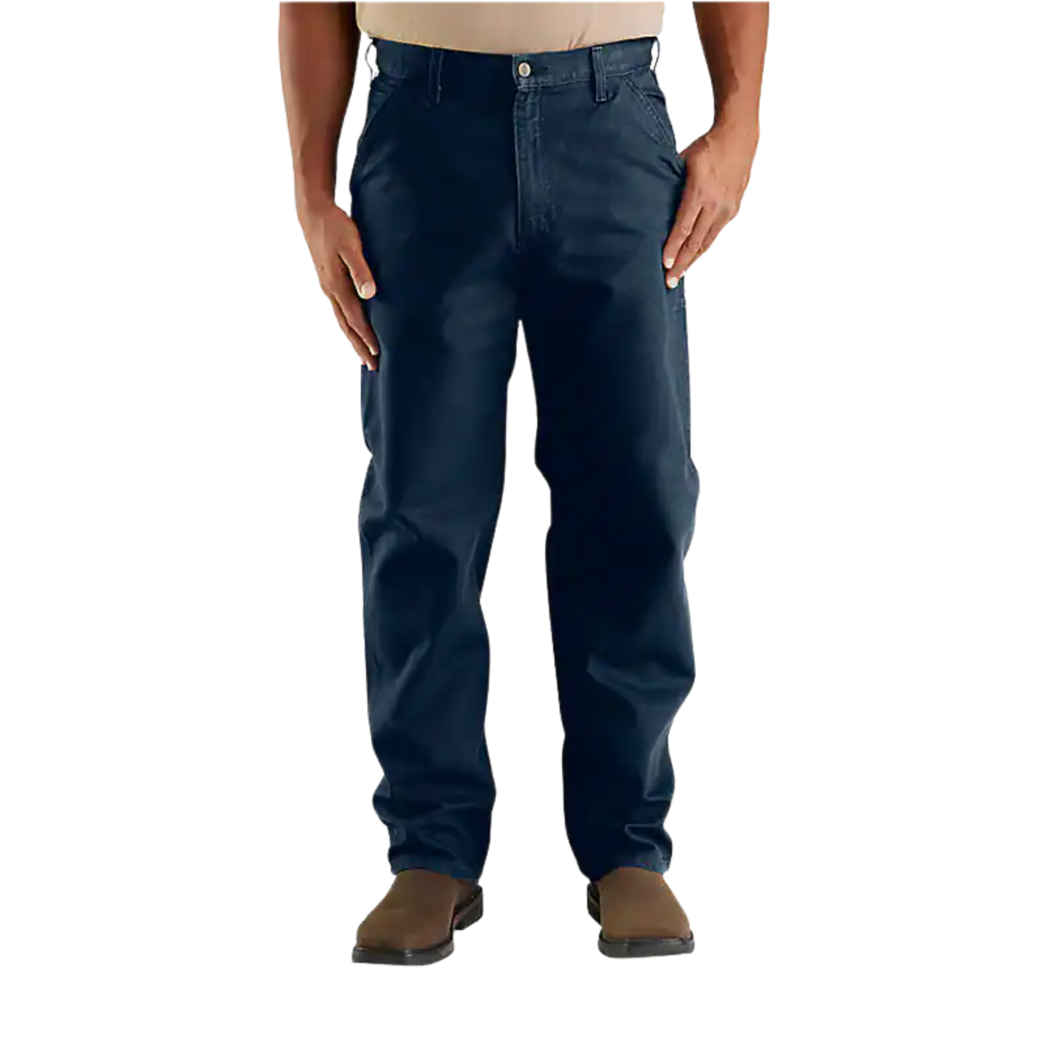 Carhartt Dunker Fit パンツ Carhartt Men's Washed Duck Work Dungaree - Midnight Blue – Lenny's