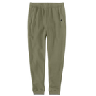 green sweatpants on a white background