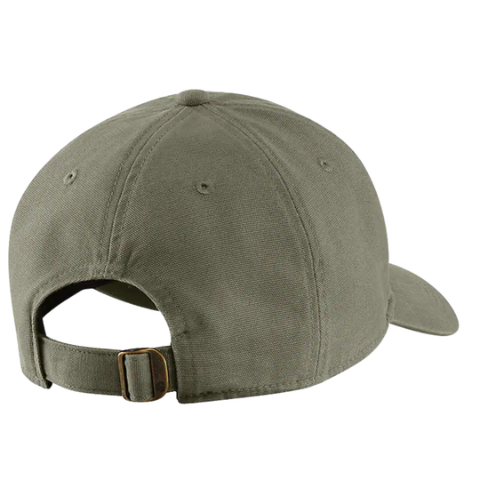 Green baseball cap on a white background