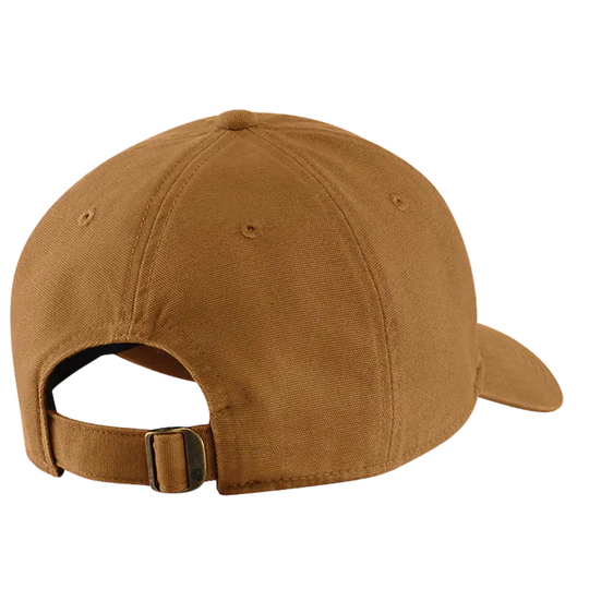 Brown baseball cap on a white background
