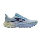 Light blue running shoe with Brooks logo on a white background