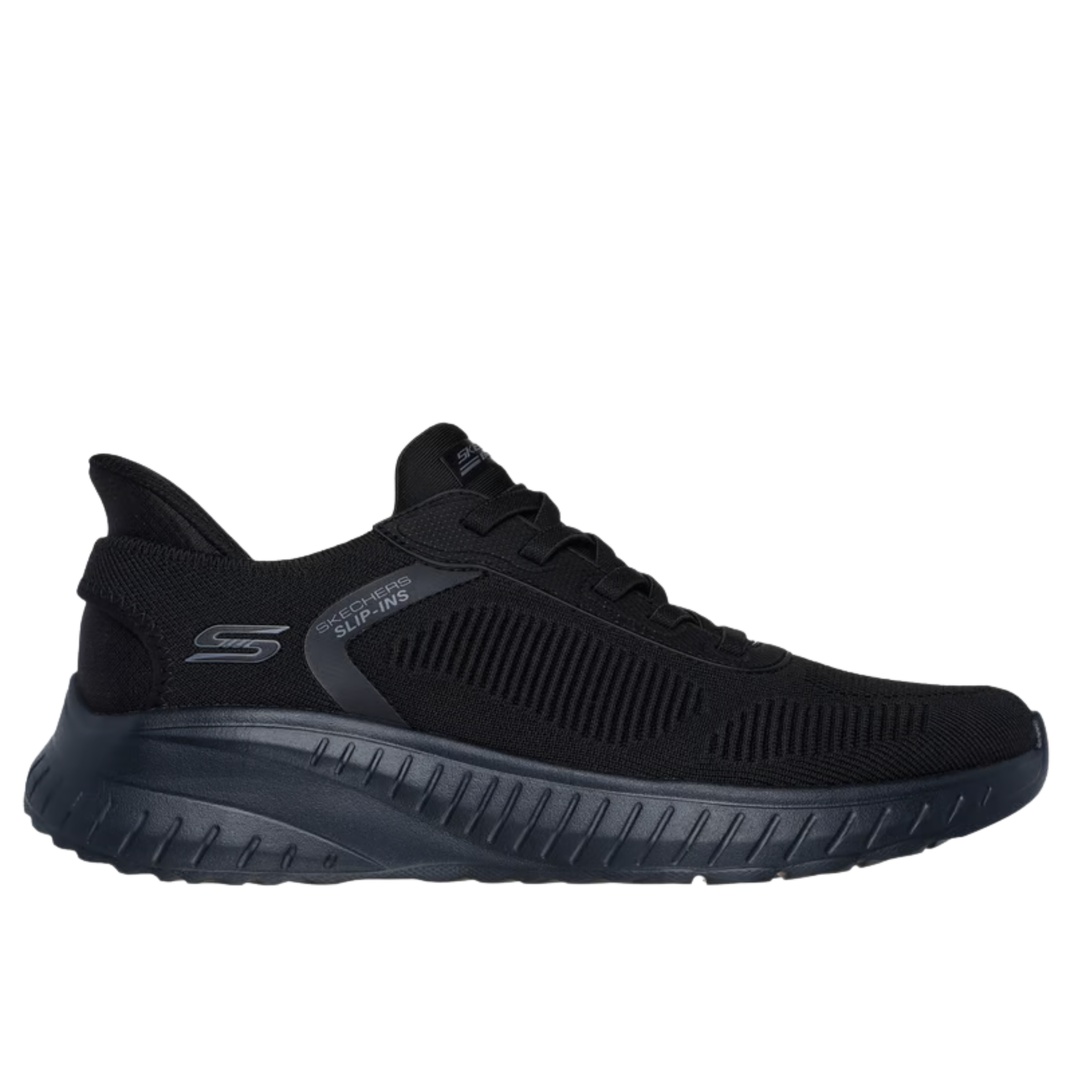 Black sneaker on a white background
