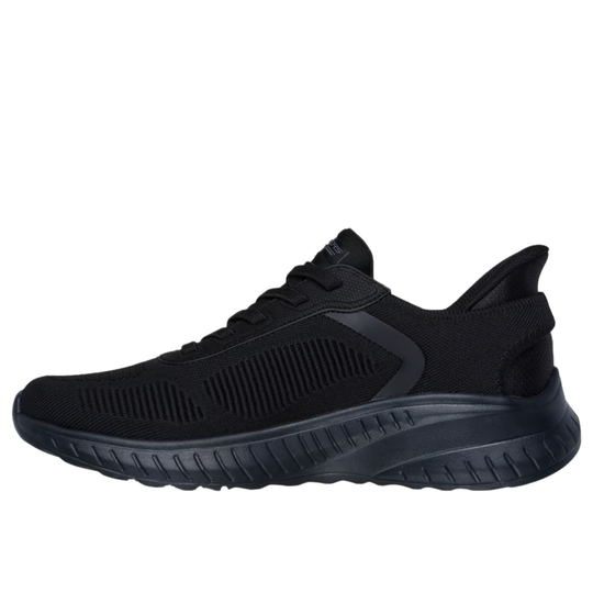 Black sneaker on a white background