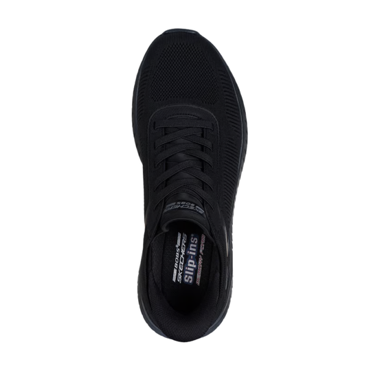 Black sneaker on a white background