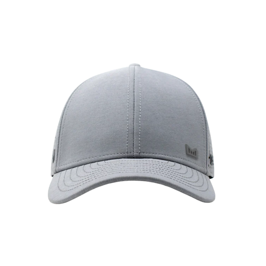 Gray baseball cap on a white background