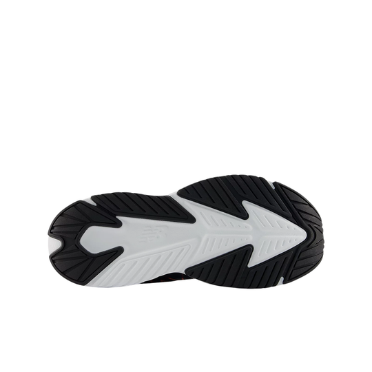 Black and white sole of a shoe on a white background