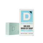 Bar of soap and its packaging with 'Duke Cannon' branding on a white background