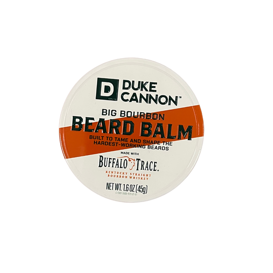 1.6oz tin of beard balm duke cannon 