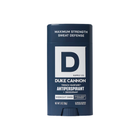 Duke Cannon antiperspirant deodorant stick on a white background