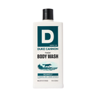 Bottle of Duke Cannon Seawolf body wash on a white background