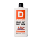 Duke Cannon Heavy Grit Body Wash bottle on a white background