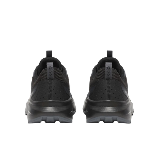 Gray athletic shoe on a white background