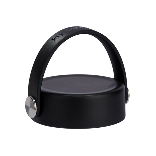 Black teapot with handle on a white background