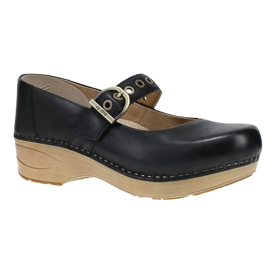 women dansko dress shoes Margaret Chocolate Burnished Calf Heel height is 2. Dansko Women's Franny Black Milled