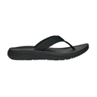 Black sandal on a white background