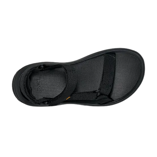 Black sandal on a white background