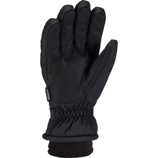 Black glove on a white background