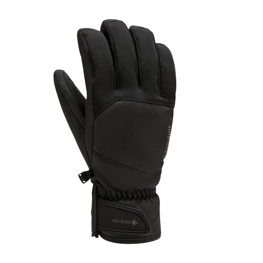 Black glove on a white background