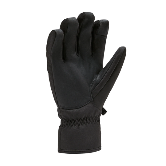 Black glove on a white background