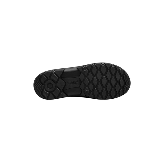 Black sole of a shoe on a white background