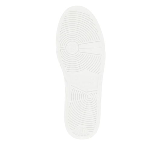 White shoe sole on a white background