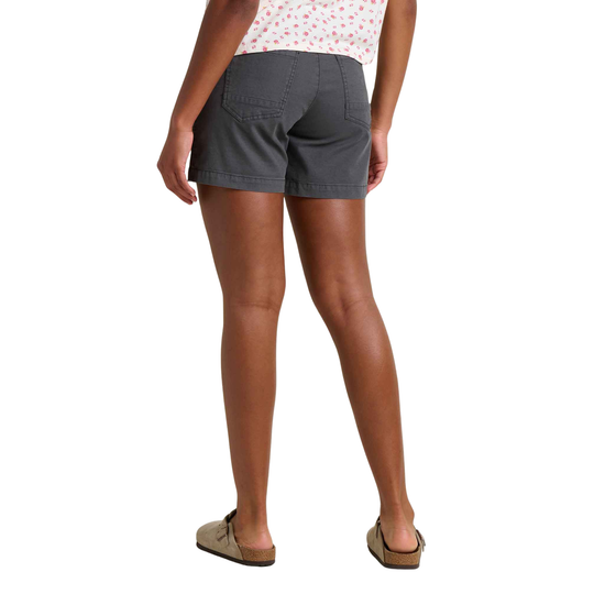 Person wearing gray shorts on a white background