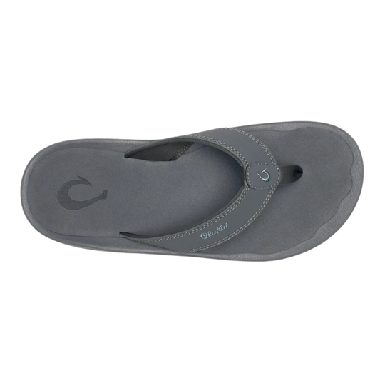 Gray sandal on a white background