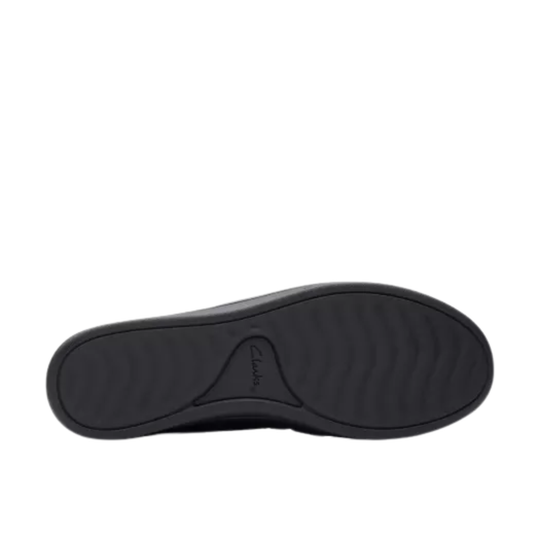 Black shoe sole on a white background