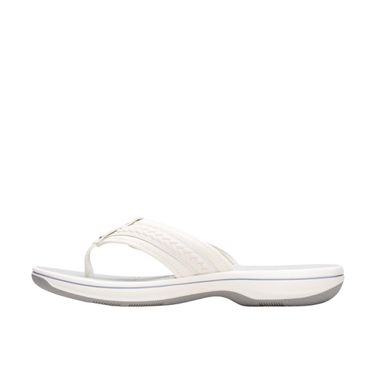 White sandal on a white background
