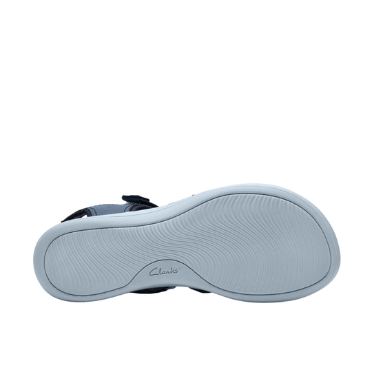 Black shoe sole on a white background