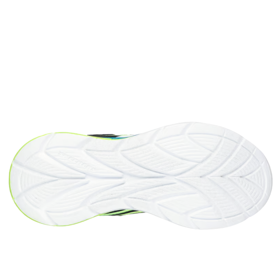 White athletic shoe sole on a white background