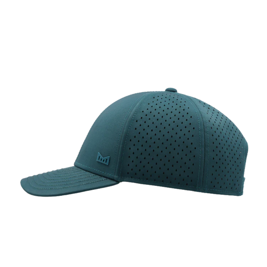 Navy blue cap on a light gray background