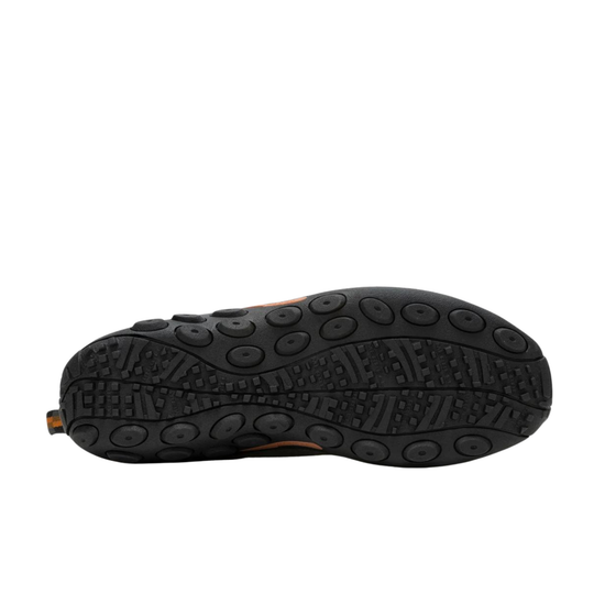 Black sole of a shoe on a white background