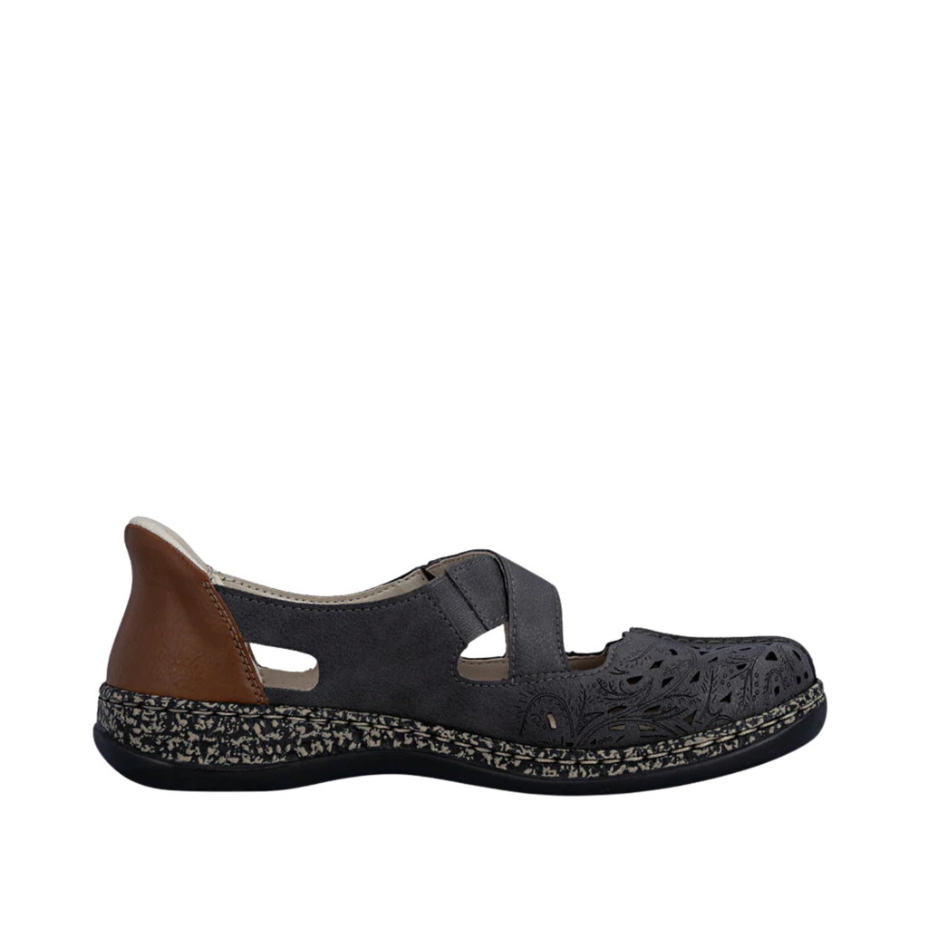 Rieker Women's Daisy 52 Shoes - Basalt/Cayenne – Lenny's Shoe