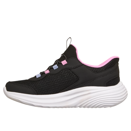 left view of black shoe