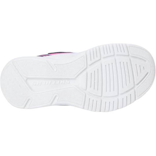 White athletic shoe sole on a white background