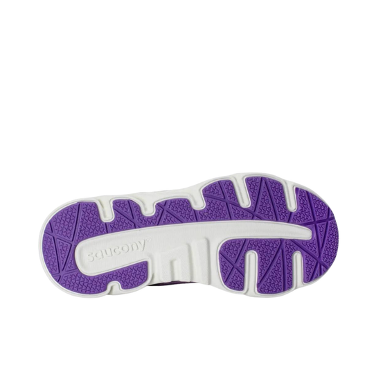 bottom sole purple and white