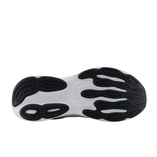 Black and white sole of a shoe on a white background