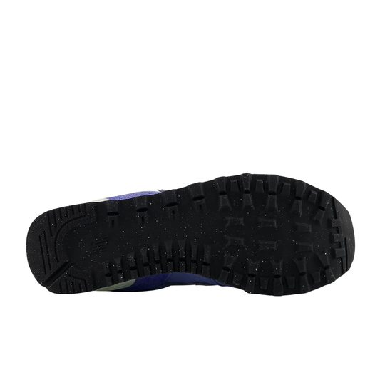 Black sole of a shoe on a white background