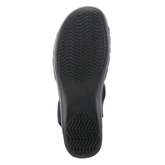 Black sole of a shoe on a white background