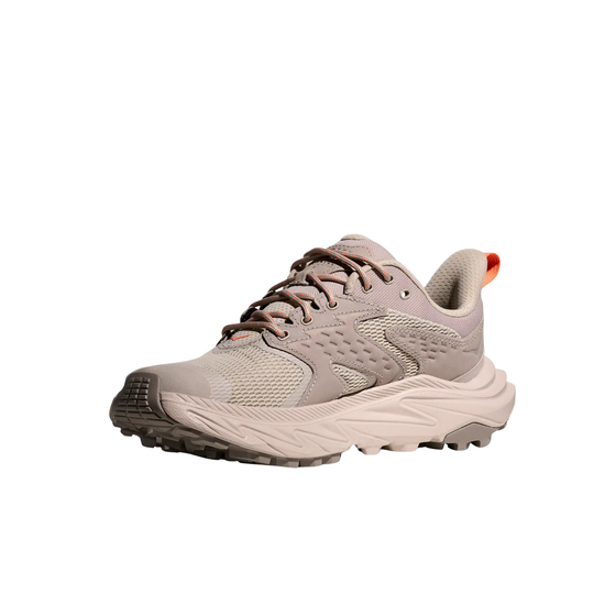 Gray athletic shoe on a white background