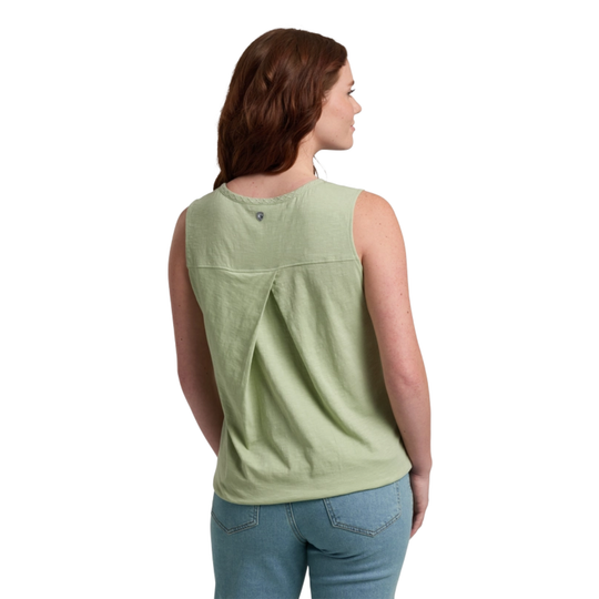 back view of Kuhl green tank top