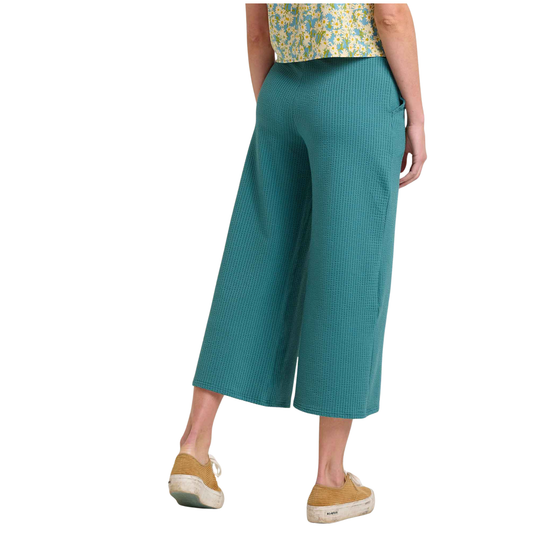 Blue Green Pull On Pant