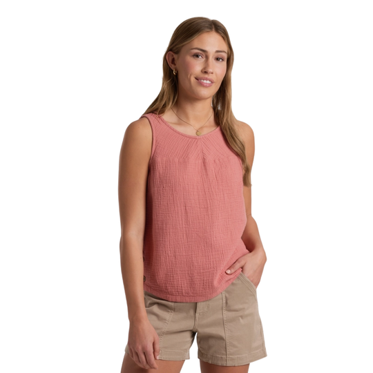 coral pink tank top
