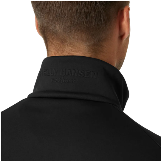 helly hansen logo printed on neck collar