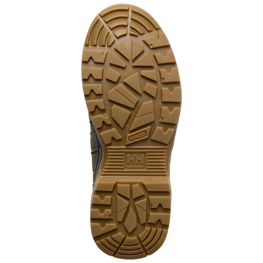 bottom view of brown sole