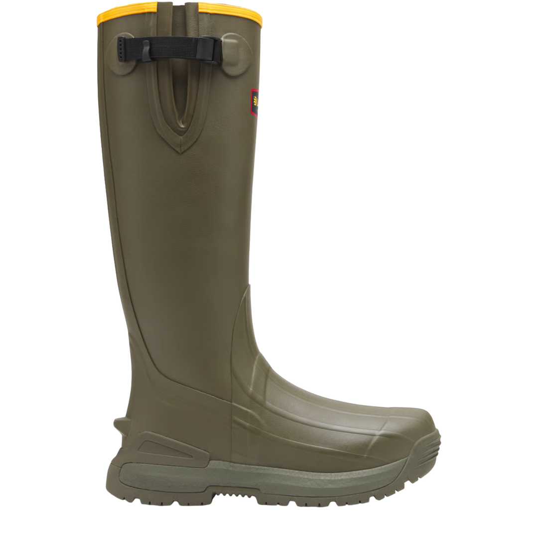 green hunting boot