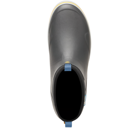 top view of grey deck boot