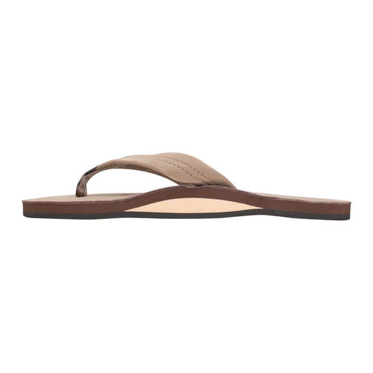 dark brown flip flop